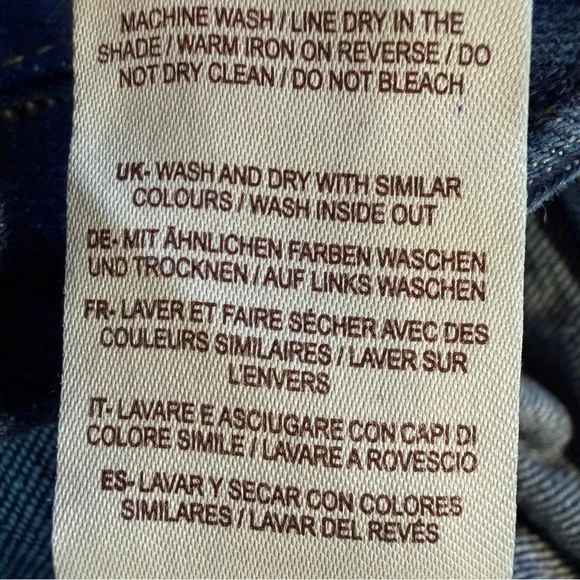 Boden ‘High-Rise Barrel Leg Jeans’ in Indigo Blue Rinse Size 8 Petite - Picture 12 of 15